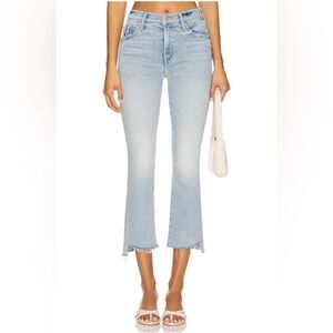 Mother Insider Crop Step Fray Limited Edition Jeans Size 29